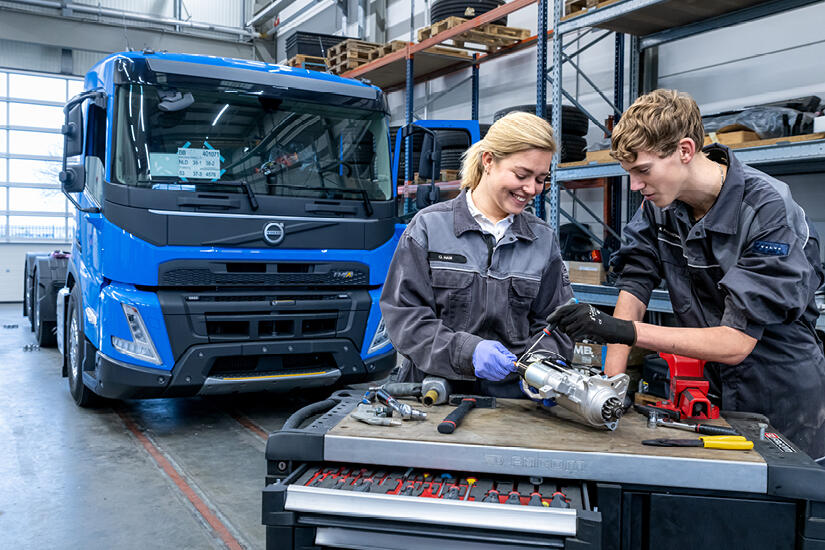 Blok beeld-vrachtwagenmonteur-Gorinchem